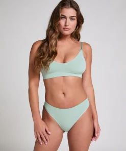 Hoch ausgeschnittener String Dianne - Grün
