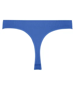 Hoch ausgeschnittener String Dianne - Blau