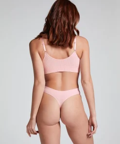 Hoch ausgeschnittener String Dianne - Rosa