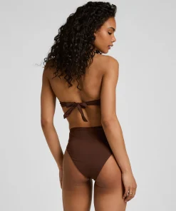 Hoch geschnittener Bikinihose Madrid - Braun