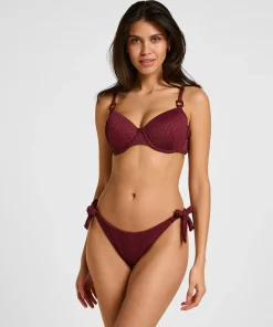 Hoch geschnittener Bikinihose Aruba - Lila