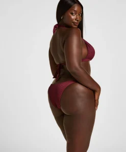 Hoch geschnittener Bikinihose Aruba - Lila