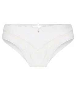 Hoch geschnittener Brazilian Millie - Weiß