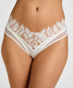 Hoch geschnittener Brazilian Millie - Weiß