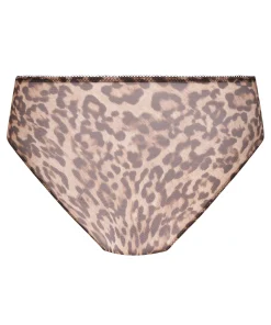 Hochgeschnittener Slip Diva - Braun