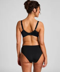 Hochgeschnittener Slip Diva - Schwarz