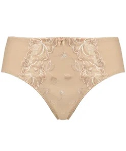 Hochgeschnittener Slip Diva - Beige