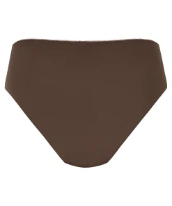 Hochgeschnittener Slip Diva - Braun