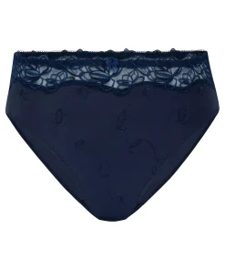 Hochgeschnittener Slip Diva - Blau