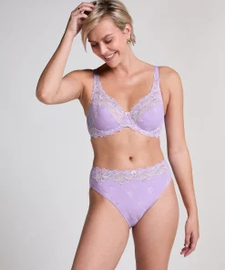 Hochgeschnittener Slip Diva - Lila