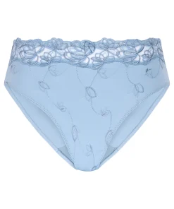 Hochgeschnittener Slip Diva - Blau