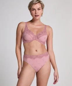 Hochgeschnittener Slip Diva - Rosa