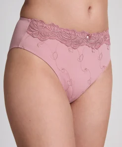 Hochgeschnittener Slip Diva - Rosa