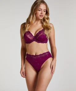 Hochgeschnittener Slip Diva - Lila