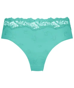 Hochgeschnittener Slip Diva - Blau