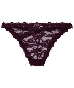 Hoch geschnittener String Aveline - Lila