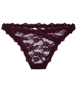 Hoch geschnittener String Aveline - Lila