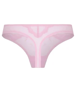 Hoch geschnittener String Camellia - Rosa