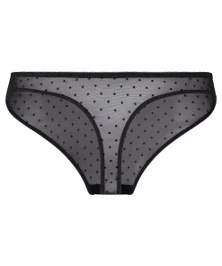 Hoch geschnittener String Frankie - Schwarz
