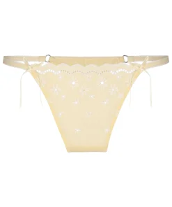 Hoch geschnittener String Gaia - Gelb