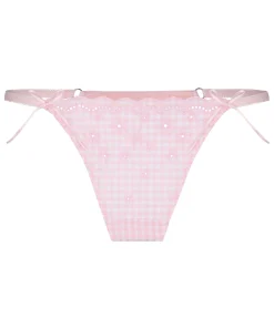 Hoch geschnittener String Gaia - Rosa