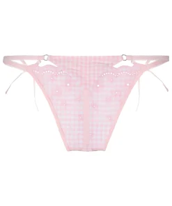 Hoch geschnittener String Gaia - Rosa