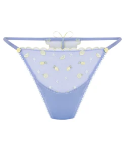 Hoch geschnittener String Harriet - Blau