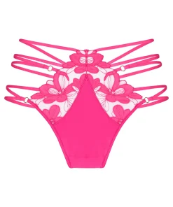 hoher Taille Hoch geschnittener String Beatrice - Rosa