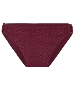 Hoher Taille Shaping Bikinihose Aruba - Lila