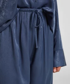 Hose Satin - Blau