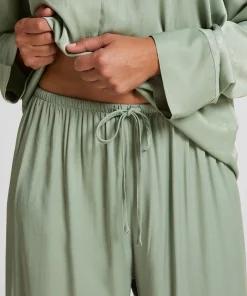 Hose Satin - Grün