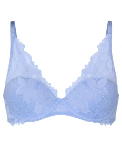 Ingrid Wattierter Bügel-BH - Blau