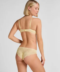 Invisible Brazilian Lace Back - Gelb