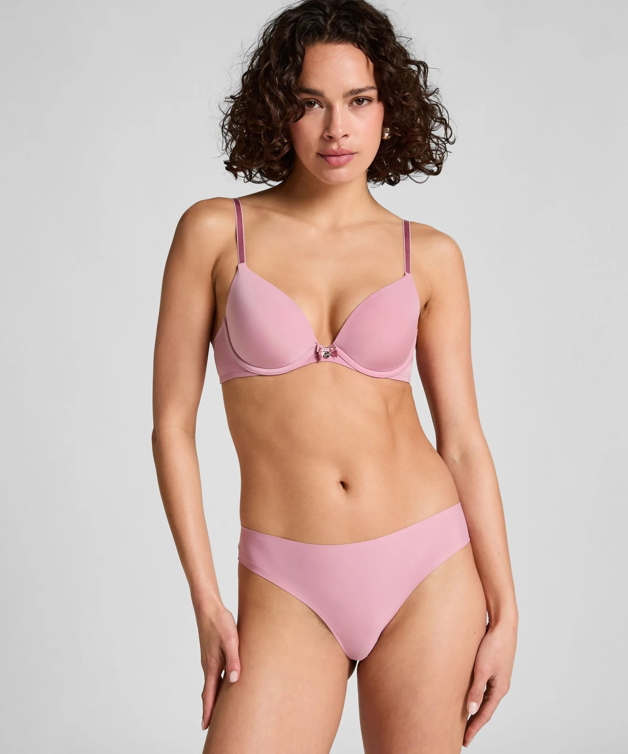 Invisible Brazilian Lace Back - Rosa