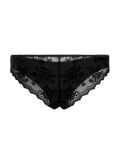 Invisible Brazilian Lace Back - Schwarz