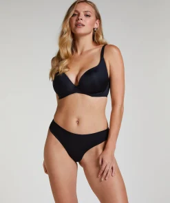 Invisible Brazilian Lace Back - Schwarz