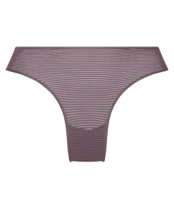 Invisible Brazilian Stripe Mesh - Lila