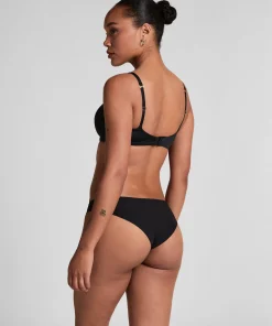 Invisible Brazilian Stripe Mesh - Schwarz