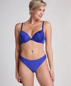 Invisible String Lace Back - Blau