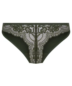 Invisible String Lace Back - Grün