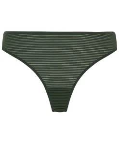 Invisible String Stripe Mesh - Grün