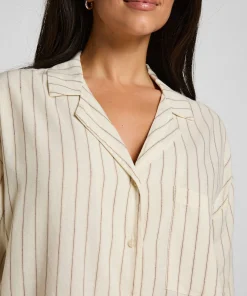 Jacke Leinen - Beige
