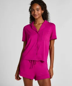 Jersey-Shorts Essential - Rosa