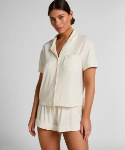 Jersey-Shorts Essential - Weiß