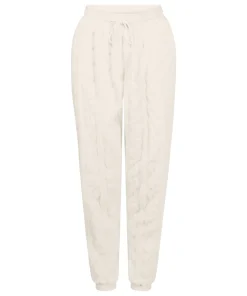 Jogger Cable Fleece - Weiß