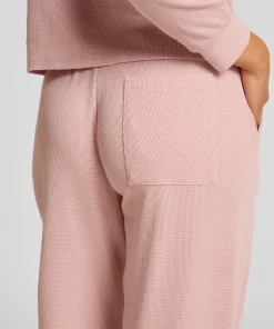 Jogger Waffelstrick - Rosa