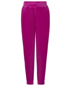 Jogginghose Velours - Rosa