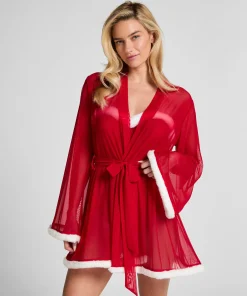 Kimono Mesh Santa - Rot