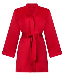 Kimono Satin - Rot