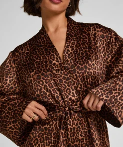 Kimono Satin - Schwarz